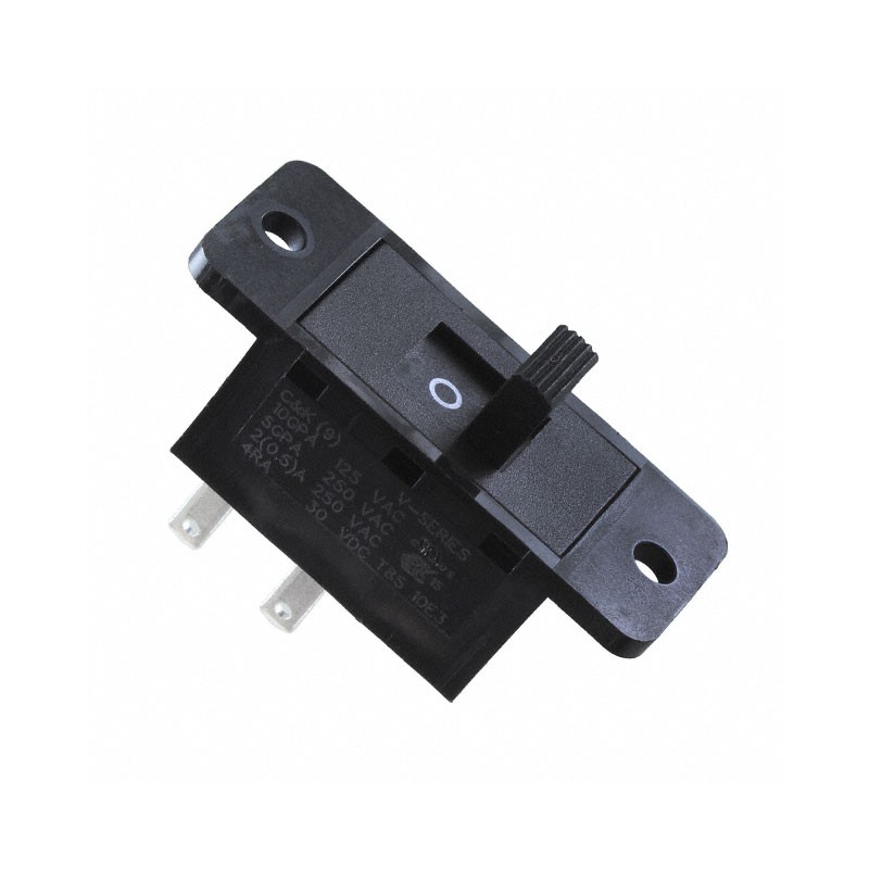 1 pcs : V80102SS05Q - SWITCH SLIDE DPST 10A 125V