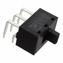 1 pcs : V80201MA08Q - SWITCH SLIDE DPDT 10A 125V