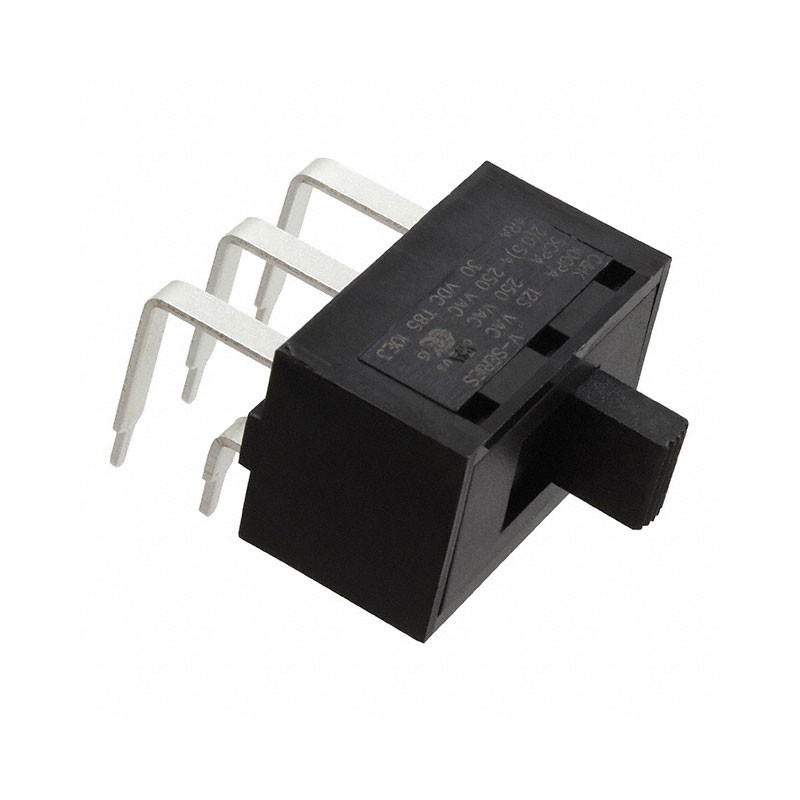 1 pcs : V80201MA08Q - SWITCH SLIDE DPDT 10A 125V