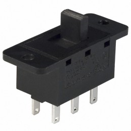 1 pcs : V80201SS05Q - SWITCH SLIDE DPDT 10A 125V