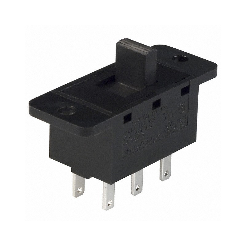 1 pcs : V80201SS05Q - SWITCH SLIDE DPDT 10A 125V