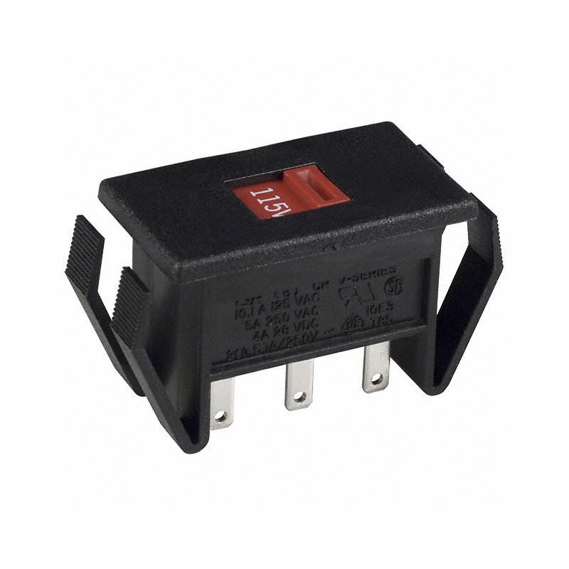 1 pcs : V80212S205Q - SWITCH SLIDE DPDT 10A 125V