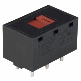1 pcs : V80213MS02Q - SWITCH SLIDE DPDT 10A 125V
