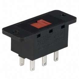 1 pcs : V80213SS05Q - SWITCH SLIDE DPDT 10A 125V