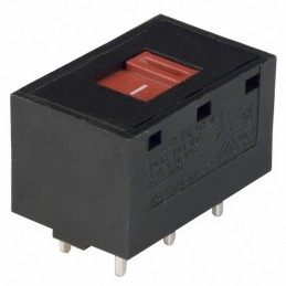 1 pcs : V80214MS02QE - SWITCH SLIDE DPDT 10A 125V