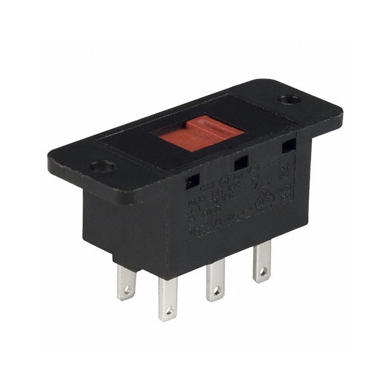1 pcs : V80214SS05QE - SWITCH SLIDE DPDT 10A 125V