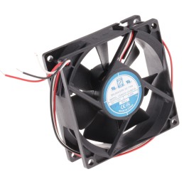 1 pcs - RS PRO Axial Fan, 12 V dc, DC Operation, 68m³/h, 2.9W, 180mA Max, 80 x 80 x 25mm