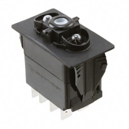 1 pcs : VJD1D66B-00000-000 - SWITCH ROCKER DPDT 20A 12V