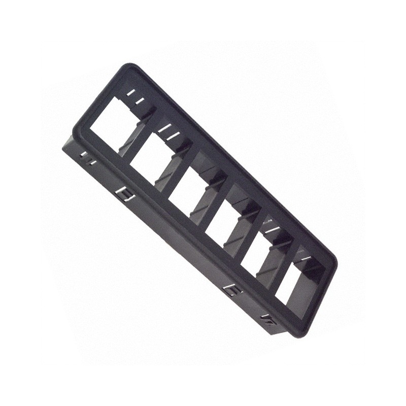 1 pcs : VM6-01 - BRACKET MOUNTING-6 GANG BLACK