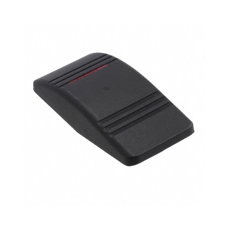 1 pcs : VVCMC00-000 - CAP ROCKER RECT BLK/RED LENS