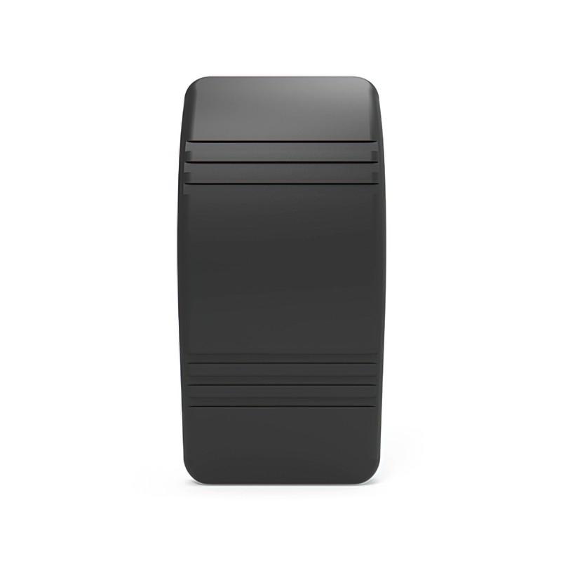 1 pcs : VVCZC00-000 - CAP ROCKER RECTANGULAR BLACK
