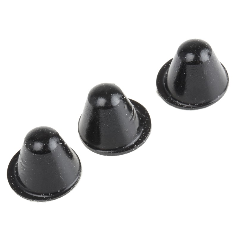 1 Bag of 25 - RS PRO Conical PUR Self Adhesive Feet, 18.3mm diameter x 14.2mm height