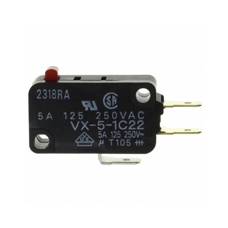 1 pcs : VX-5-1C22 - SWITCH SNAP ACTION SPDT 5A 125V