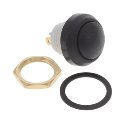 1 pcs : W48-1-RB-N-BK-B - PBS 12MM SPST 0.1A 48V MOM PLAST