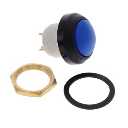 1 pcs : W48-1-RB-N-BL-B - SWITCH PUSHBUTTON 10MA 12V