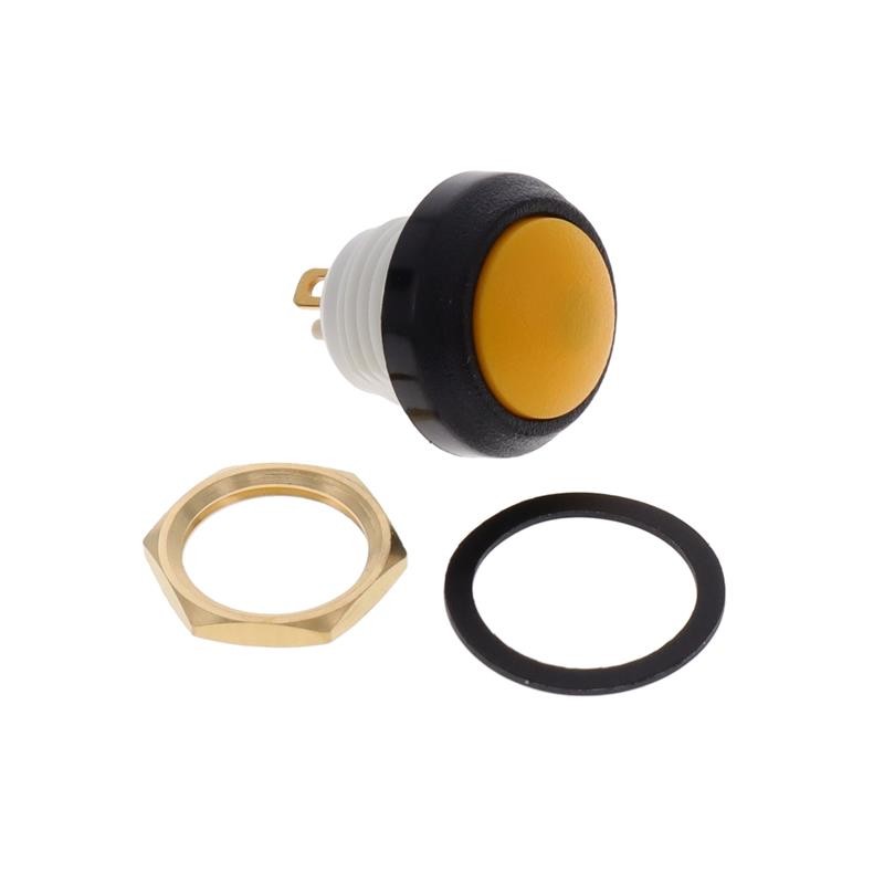 1 pcs : W48-1-RB-N-YL-B - SWITCH PUSHBUTTON 10MA 12V