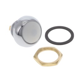 1 pcs : W48-1-RMC-N-WH-B - PBS 12MM SPST 0.1A 48V MOM METAL