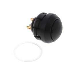 1 pcs : W48-2-RB-N-BK-F - PBS 12MM SPST 0.1A 48V MAINTAIN