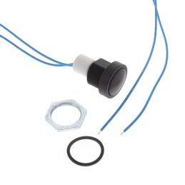 1 pcs : W50-A-RBK-N-BK-B - PBS 16MM SPST 0.1A 48V MOM PLAST