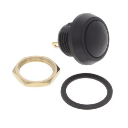 1 pcs : W59-511 - PBS 12MM SPST 0.1A 50V MOM PLAST