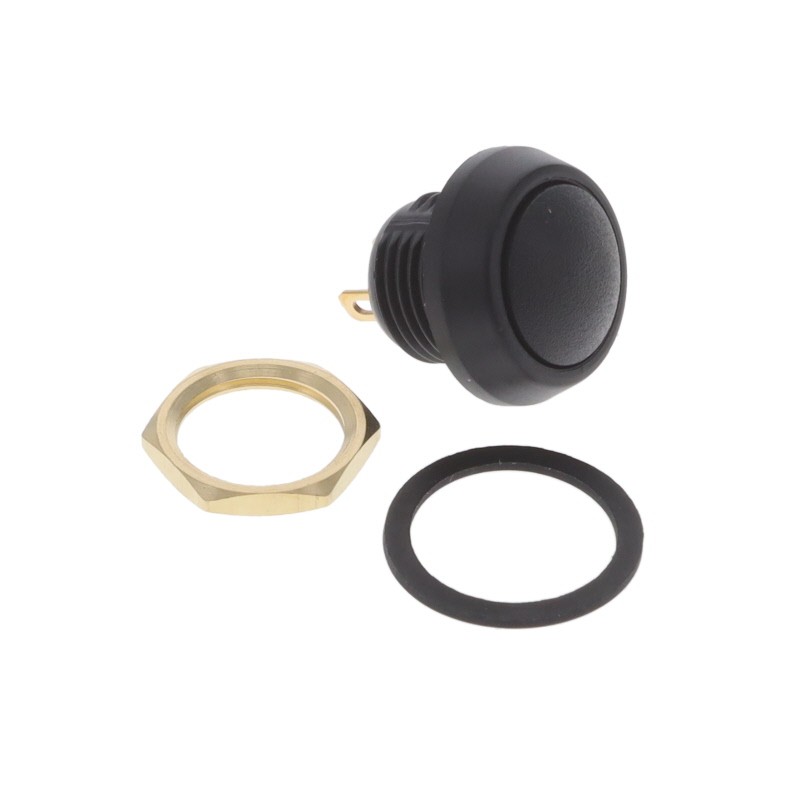 1 pcs : W59-511 - PBS 12MM SPST 0.1A 50V MOM PLAST