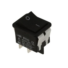 1 pcs : WB242D1121 - SWITCH ROCKER DPST 20A 125V