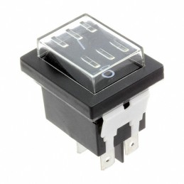 1 pcs : WB24ED1121-ACC-KF05 - SWITCH ROCKER DPST-NO 20A 125V