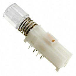 1 pcs : WBL2UEEGBQR05CLR - SWITCH PUSH DPDT 300MA 30V