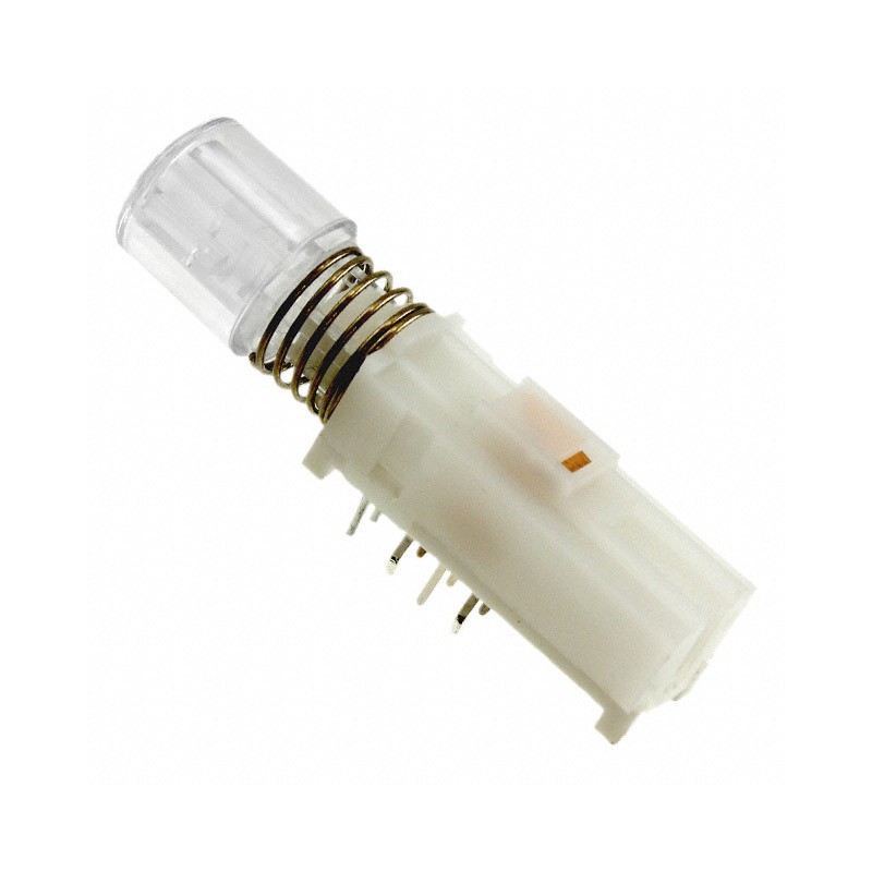 1 pcs : WBL2UEEGBQR05CLR - SWITCH PUSH DPDT 300MA 30V