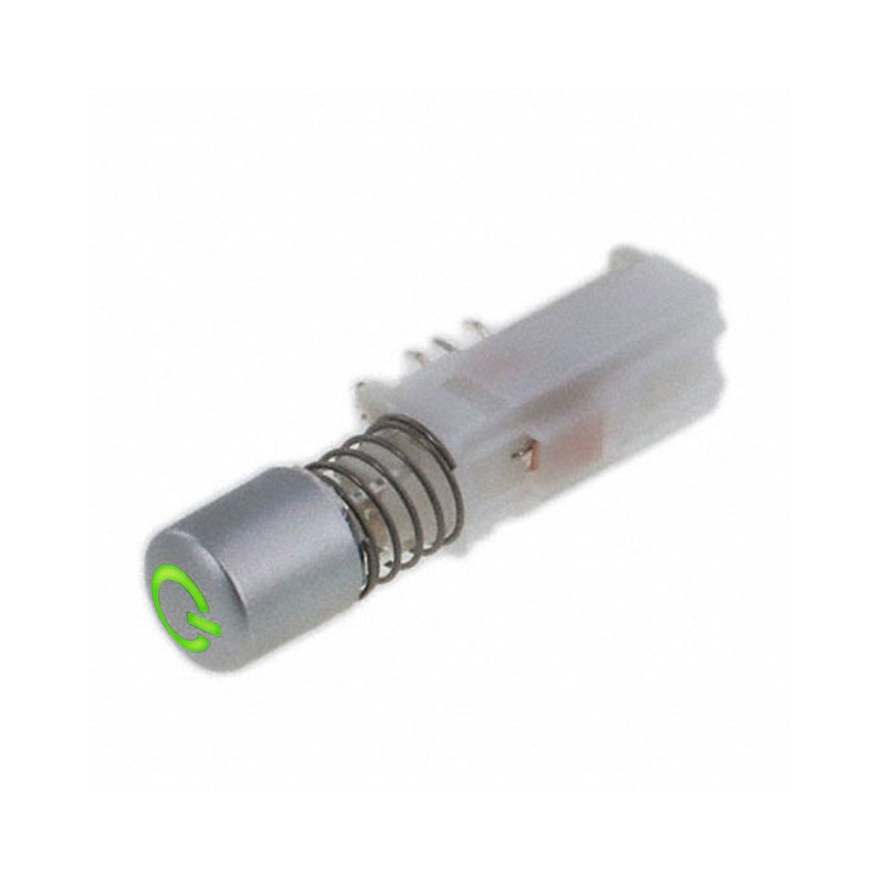 1 pcs : WBL2UEEGQR05SILPWR - SWITCH PUSHBUTTON DPDT 300MA 30V