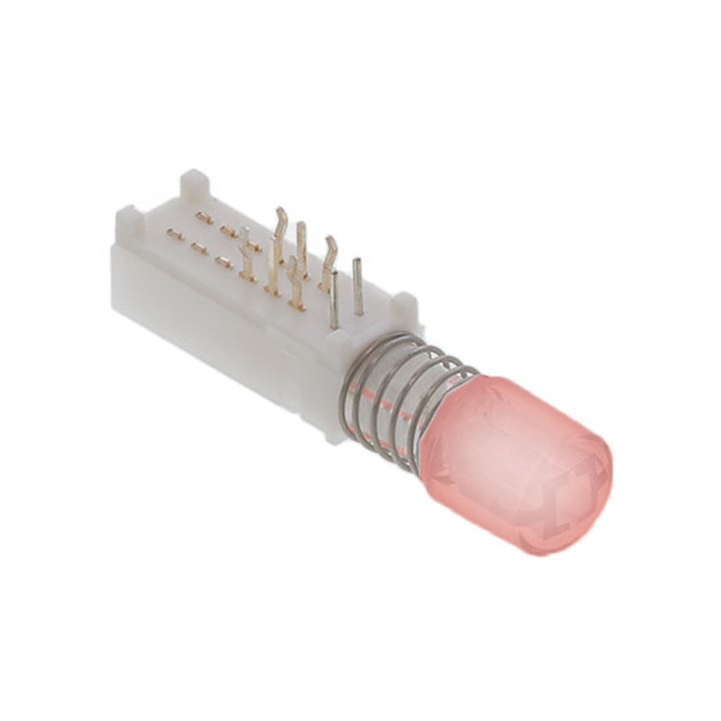 1 pcs : WBL2UEERGQR05CLR - SWITCH PUSHBUTTON DPDT 300MA 30V