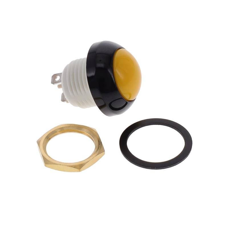 1 pcs : WG48-1-RM-N-YL-B - SWITCH PUSHBUTTON 1A 250V