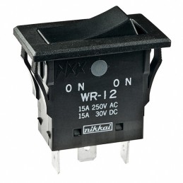 1 pcs : WR12AF - SWITCH ROCKER SPDT 15A 125V