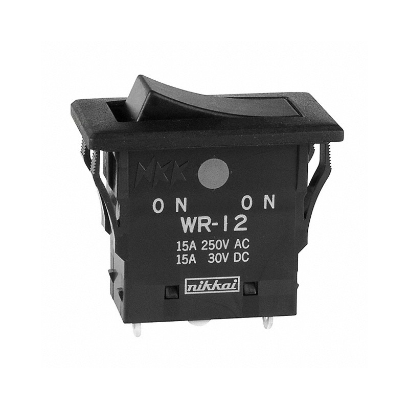 1 pcs : WR12AS - SWITCH ROCKER SPDT 15A 125V