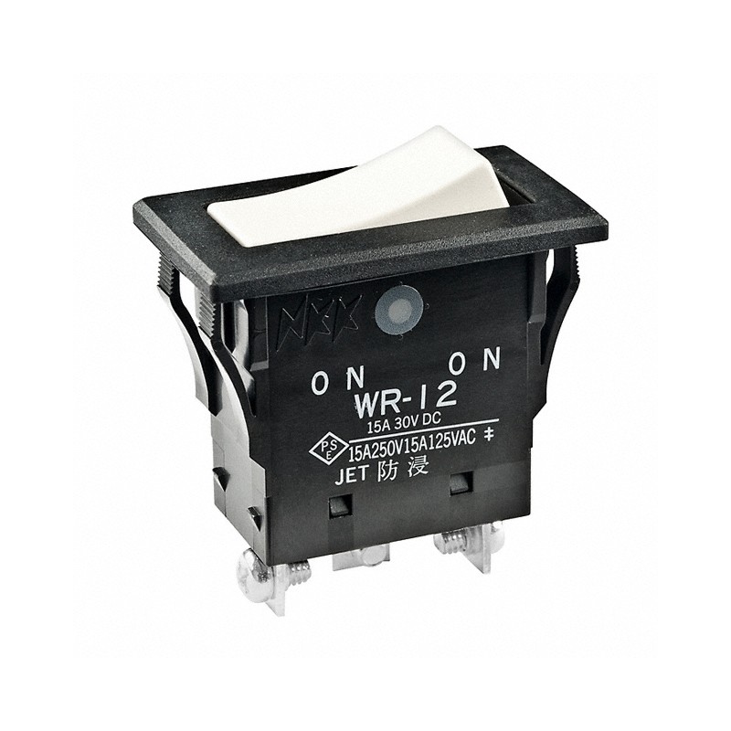 1 pcs : WR12BT - SWITCH ROCKER SPDT 15A 125V