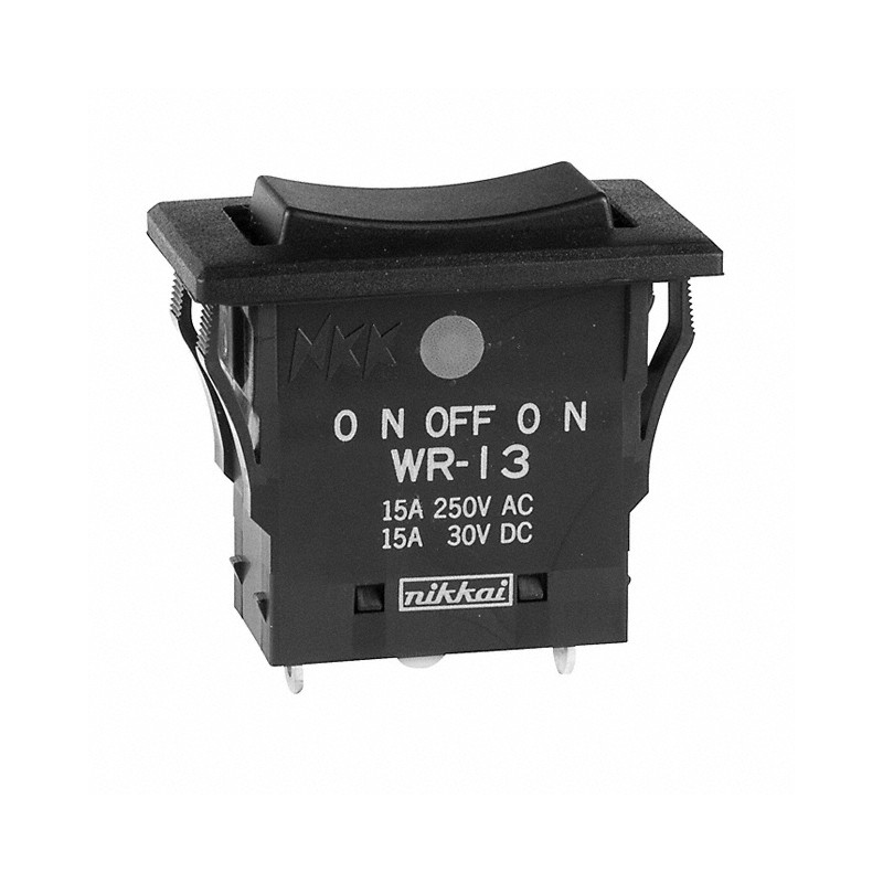 1 pcs : WR13AS - SWITCH ROCKER SPDT 15A 125V