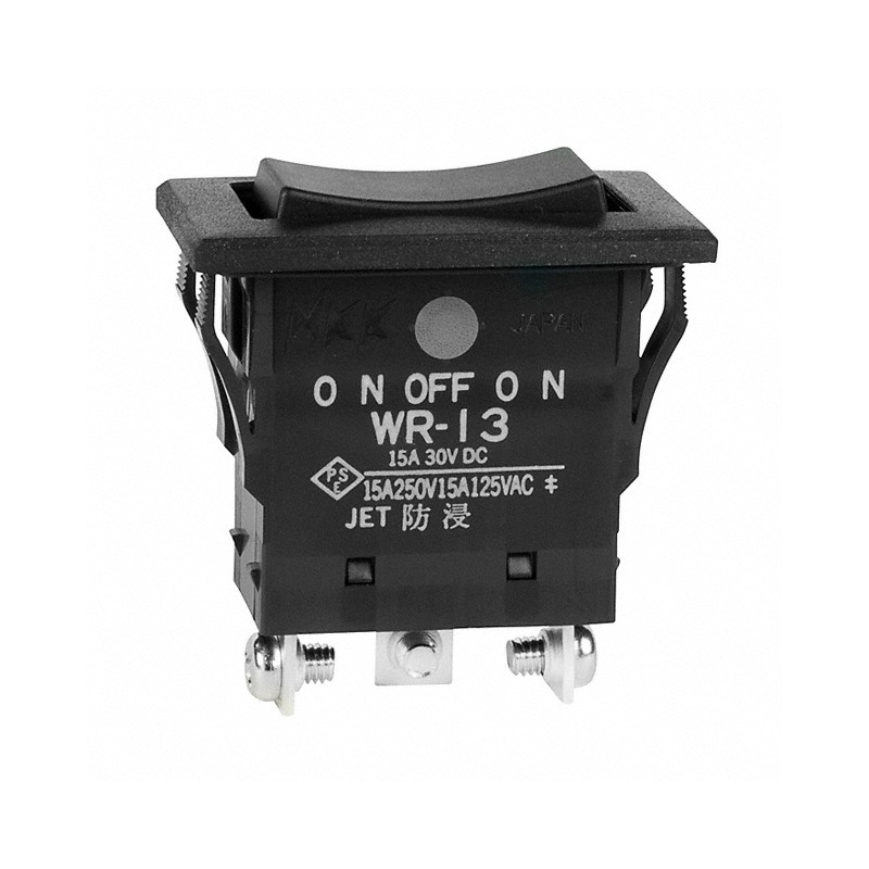 1 pcs : WR13AT - SWITCH ROCKER SPDT 15A 125V