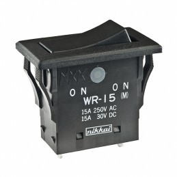 1 pcs : WR15AS - SWITCH ROCKER SPDT 15A 125V