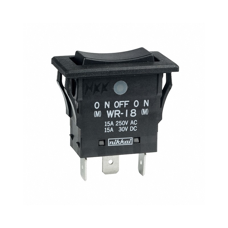1 pcs : WR18AFN - SWITCH ROCKER SPDT 15A 125V