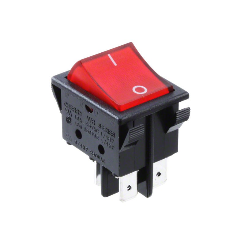 1 pcs : WRG32F2FBRLN - SWITCH ROCKER DPST 16A 125V