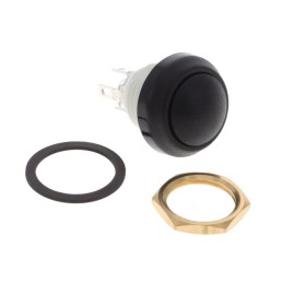 1 pcs : WSA48-1-RB-N-BK-B - PBS 12MM SPDT 5A 28V UL61058 MOM