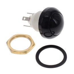 1 pcs : WSA48-1-RM-N-BK-B - SWITCH PUSHBUTTON 5A 125V