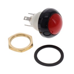1 pcs : WSA48-1-RM-N-RD-B - SWITCH PUSHBUTTON 5A 125V