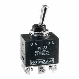 1 pcs : WT22T - SWITCH TOGGLE DPDT 10A 125V