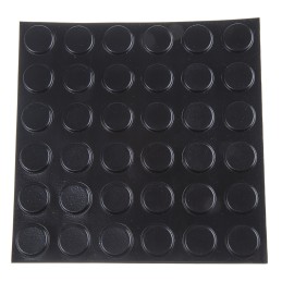 1 Bag of 36 - RS PRO Cylindrical PUR Self Adhesive Feet, 20.6mm diameter x 3mm height