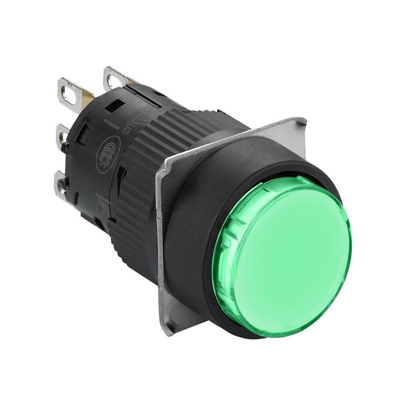 1 pcs : XB6EAA31P - MONOLITHIC PUSH BUTTON, HARMONY