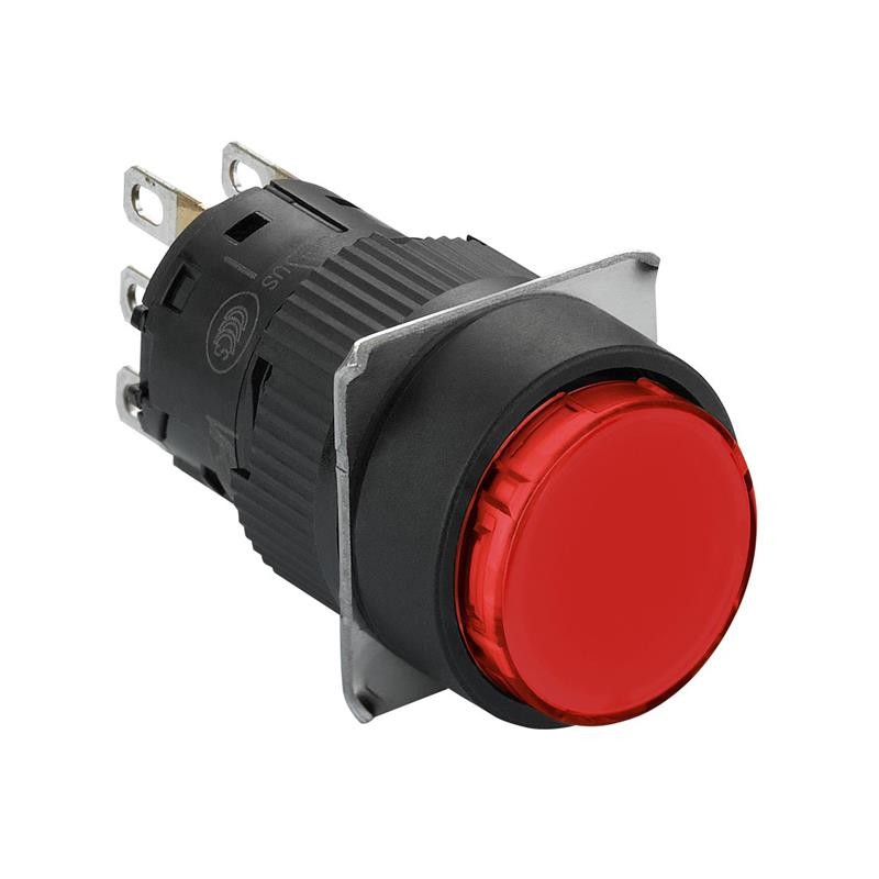 1 pcs : XB6EAA41P - MONOLITHIC PUSH BUTTON, HARMONY