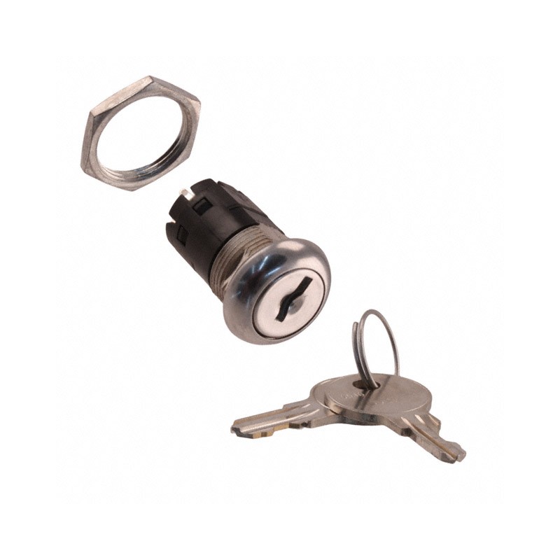 1 pcs : Y100AB2C203NQ - SWITCH KEYLOCK 4POS SP4T 4A 125V