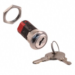 1 pcs : Y1011U2R203NQ - SWITCH KEYLOCK 2POS SPDT 4A 125V