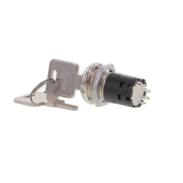 1 pcs : Y1907U2C207NQ - SWITCH KEYLOCK 3POS SP3T 4A 125V